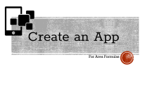 Create an App for AREA (1)